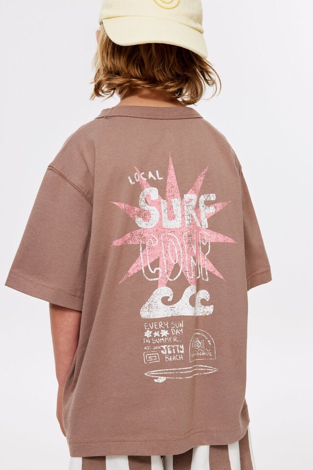 Essentials Graphic Short Sleeve Tee, COOKIE CRUMBLE/SURF COMP