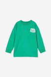 Scout Long Sleeve Tee, GREEN SPLASH/GROW WITH THE FLOW - alternate image 1