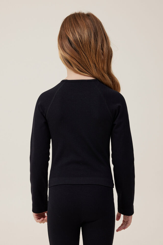 Norah Long Sleeve Top, IN THE NAVY