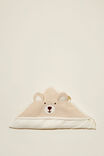 Baby Snuggle Towel, MILK/BEAR - alternate image 3