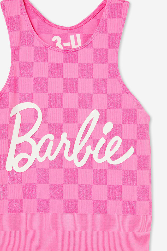 Barbie Kali Seamfree Tank, LCN MAT BARBIE/PINK GERBERA