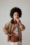 Essentials Graphic Short Sleeve Tee, CHESTNUT/SUSHI SQUAD READY TO GO - example image 2