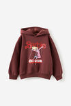 License Balloon Hoodie, LCN MAT BARBIE SKI CLUB/BORDEAUX - example image 1