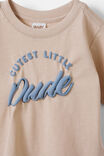 Jamie Short Sleeve Graphic Print Tee, RAINY DAY/CUTEST LITTLE DUDE - alternate image 2