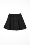 Hallie Tiered Skirt, BLACK - alternate image 3