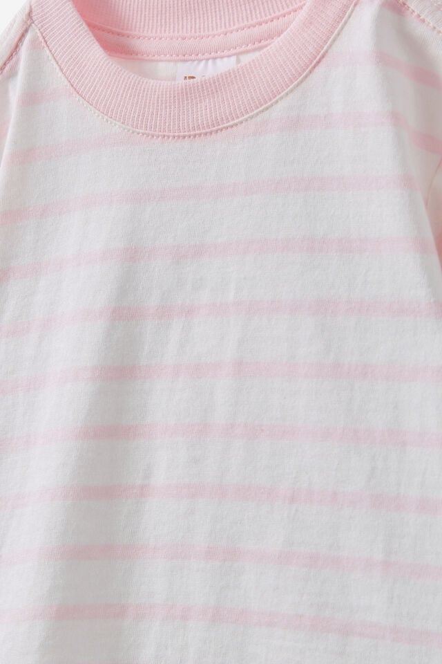 Jamie Short Sleeve Tee, BALLERINA/VANILLA RILEY STRIPE