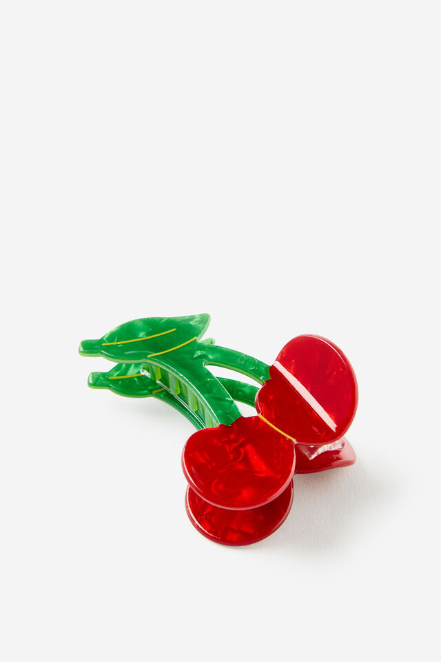 Kids Claw Clip, VARSITY RED/CHERRY