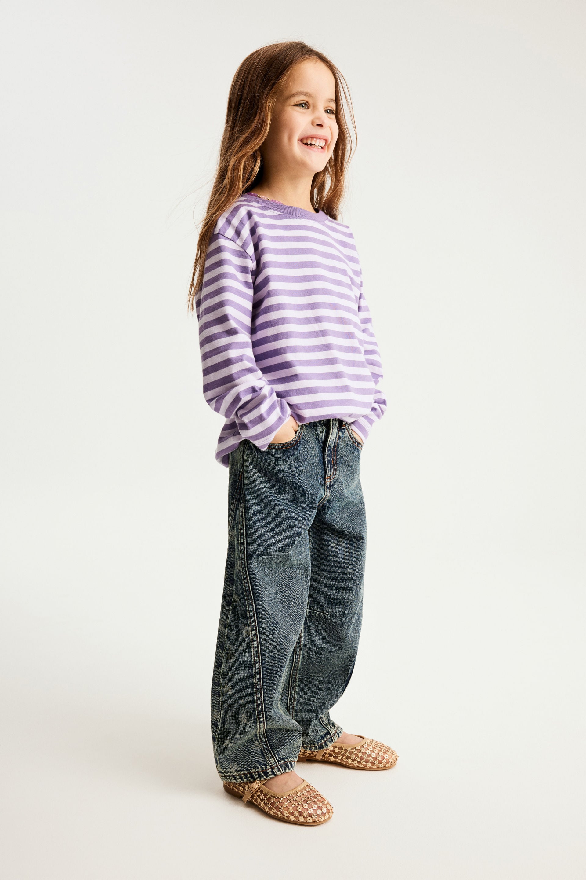 Unisex Super Barrel Leg Denim Jean
