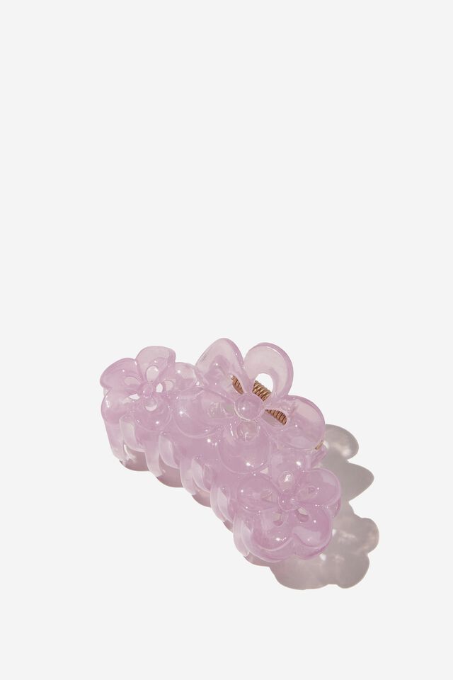 Caitlin Claw Clip, MILKY PALE VIOLET