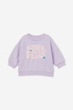 Dusty Drop Shoulder Sweater, LILAC DROP/GROW WITH THE FLOW - alternate image 1