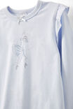 Ava Long Sleeve Pyjama Set Licensed, LCN DIS MORNING BLUE/BALLET CINDERELLA - alternate image 2