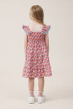 Amy Tiered Dress, CAPSICUM/DOLCIE FLOWER STAMP - alternate image 3