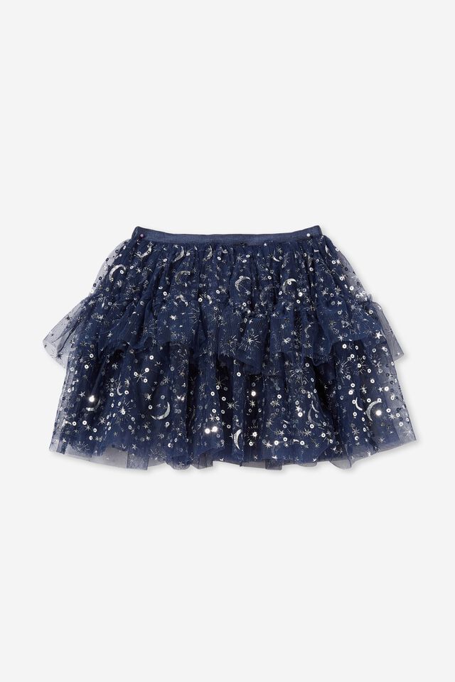 Trixiebelle Dress Up Skirt, INDIGO/STARS