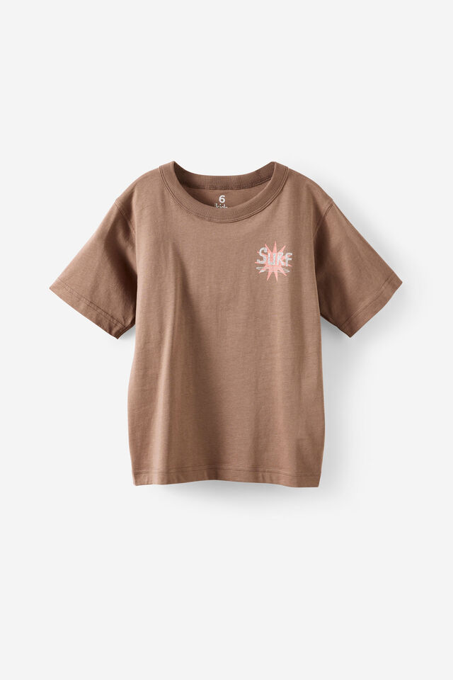 Essentials Graphic Short Sleeve Tee, COOKIE CRUMBLE/SURF COMP