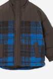 Freddie Puffer Jacket, BLUE PUNCH/CHECK - alternate image 2