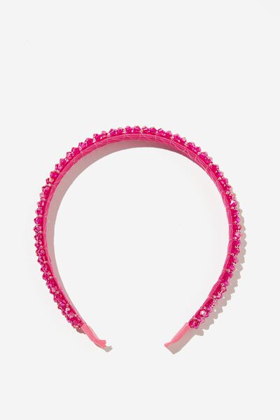 Luxe Headband, STRAWBERRY PUNCH SPARKLE
