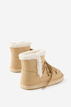Kids Teddy Lined Winter Boot, SEMOLINA/LACES - example image 3