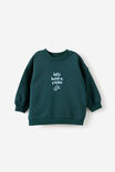 Baby Sweater, WINTER JADE/LETS BUILD A CASTLE - example image 1