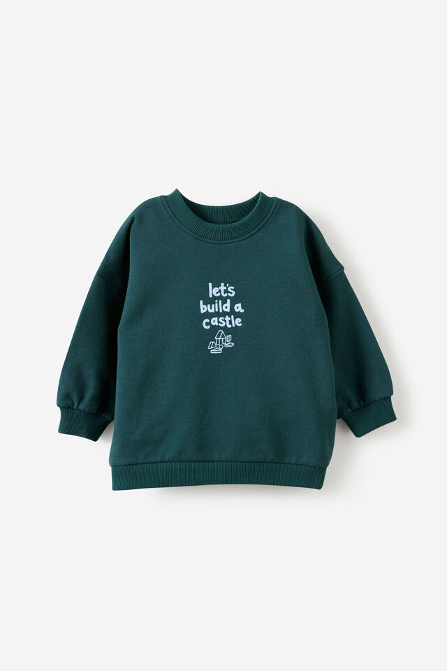 Baby Sweater, WINTER JADE/LETS BUILD A CASTLE