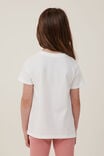 Camiseta - Poppy Short Sleeve Print Tee, VANILLA/FLOWER RECORDS - vista alternativa 3