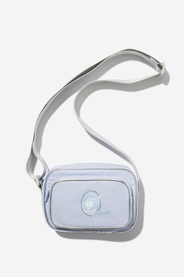 Licensed Ciara Cross Body Bag, LCN DIS CINDERELLA/MORNING BLUE