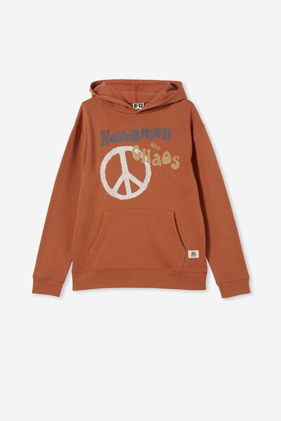 Mikki Hoodie, AMBER BROWN/NEVERMIND THE CHAOS PEACE