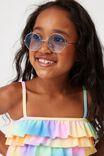 Kids Sienna Shell Metal Sunglasses, BLUE PUNCH/SILVER - alternate image 1
