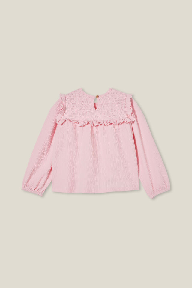 Claire Long Sleeve Top, BLUSH PINK
