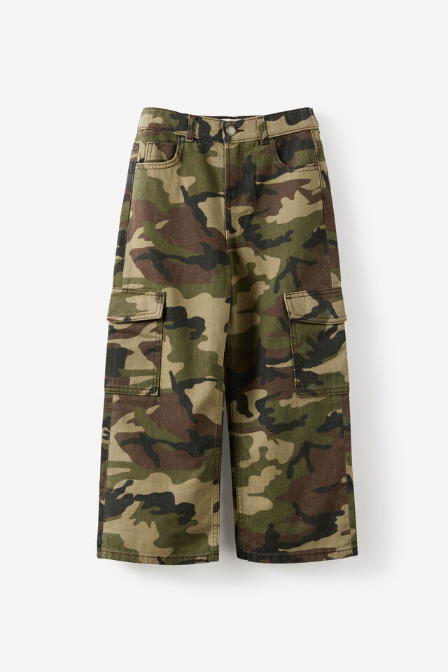 Super Baggy Jean, WASHED CAMO / CARGO