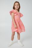Dannielle Short Sleeve Dress, BUBBLE GUM POP/PEGGY PANSY - alternate image 2