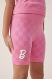 Barbie Isla Seamfree Bike Short, LCN MAT BARBIE/PINK GERBERA - alternate image 4