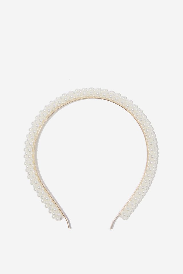 Tiara De Cabelo - Luxe Headband, PEARLY