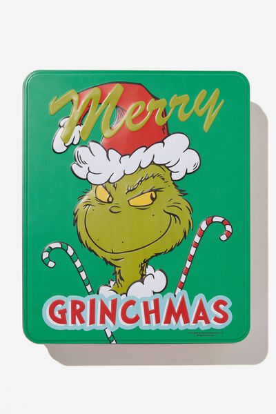 Personalised License Storage Tin, LCN DRS THE GRINCH/MERRY GRINCHMAS