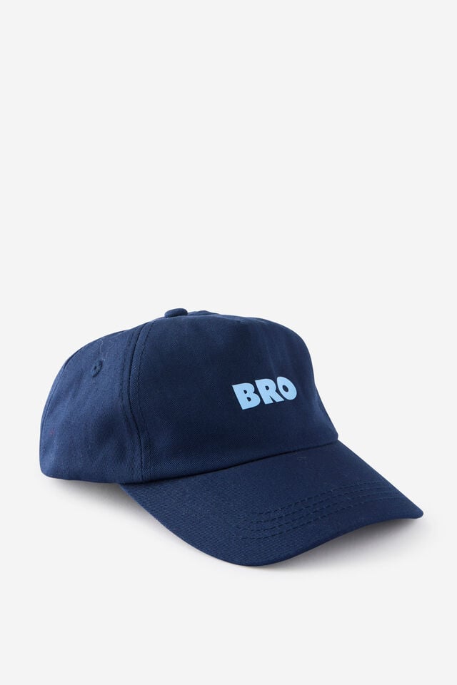 Kids Woven Graphic Cap, SQUID INK/BRO