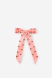 Kids Bow Hair Clip, ZEPHYR/SPARKLE VELVET - example image 2