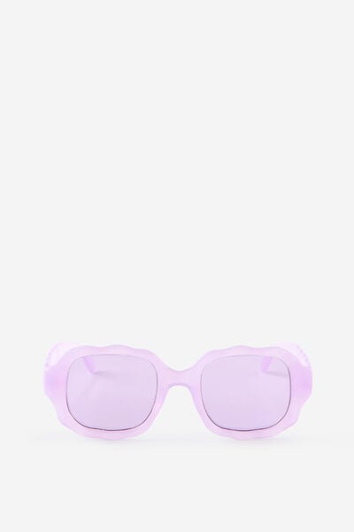 Kids Oversized Square Sunglasses, VINTAGE LILAC