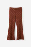 Essential Flare Legging, ROCKY ROAD/STRAWBERRY MILK SPOT - example image 1