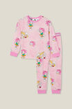 Serena Long Sleeve Pyjama Set Licensed, LCN SEG BLUSH/SONIC AMY HAVE NO FEAR - alternate image 1