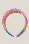 Sophia Luxe Headband, BOLD RAINBOW BEADS - alternate image 1