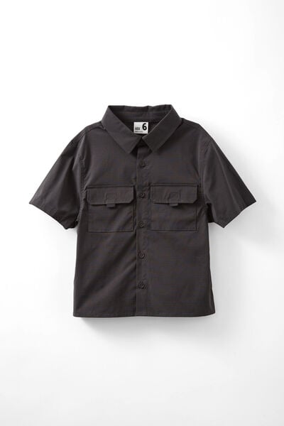 Russell Short Sleeve Shirt, PHANTOM