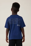 Jonny Short Sleeve Print Tee, IN THE NAVY/HAPPINESS COMES IN WAVES - alternate image 3
