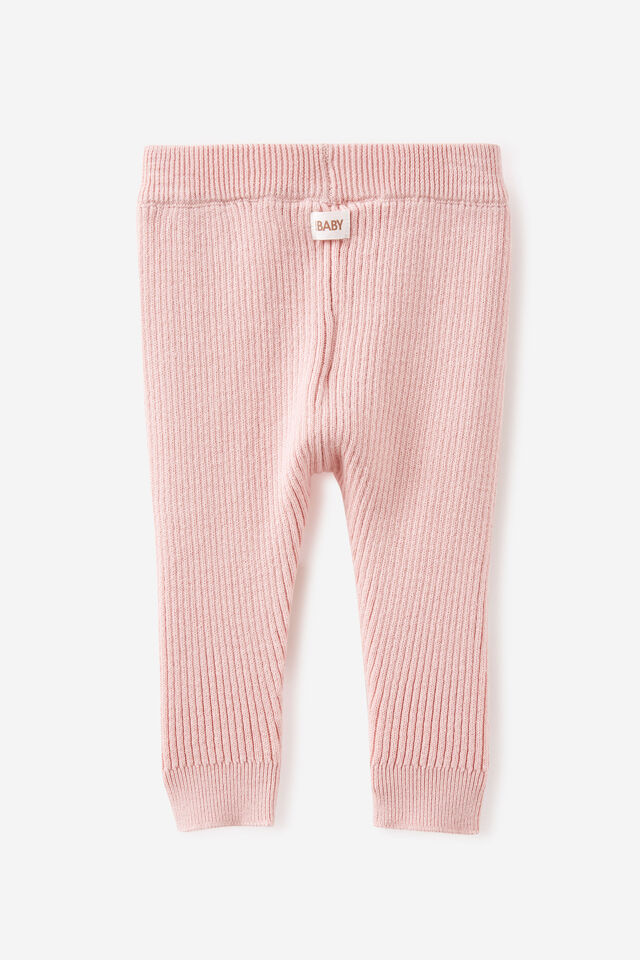 Baby Organic Blend Knit Legging, ZEPHYR