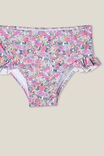 Pippa Ruffle Bikini Bottom, VANILLA/BLAIRE DITSY PINK GERBERA - alternate image 2
