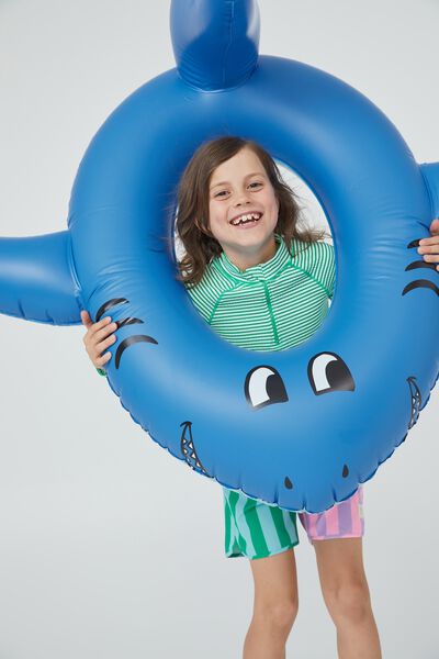Novelty Inflatable Ring, SMILEY SHARK
