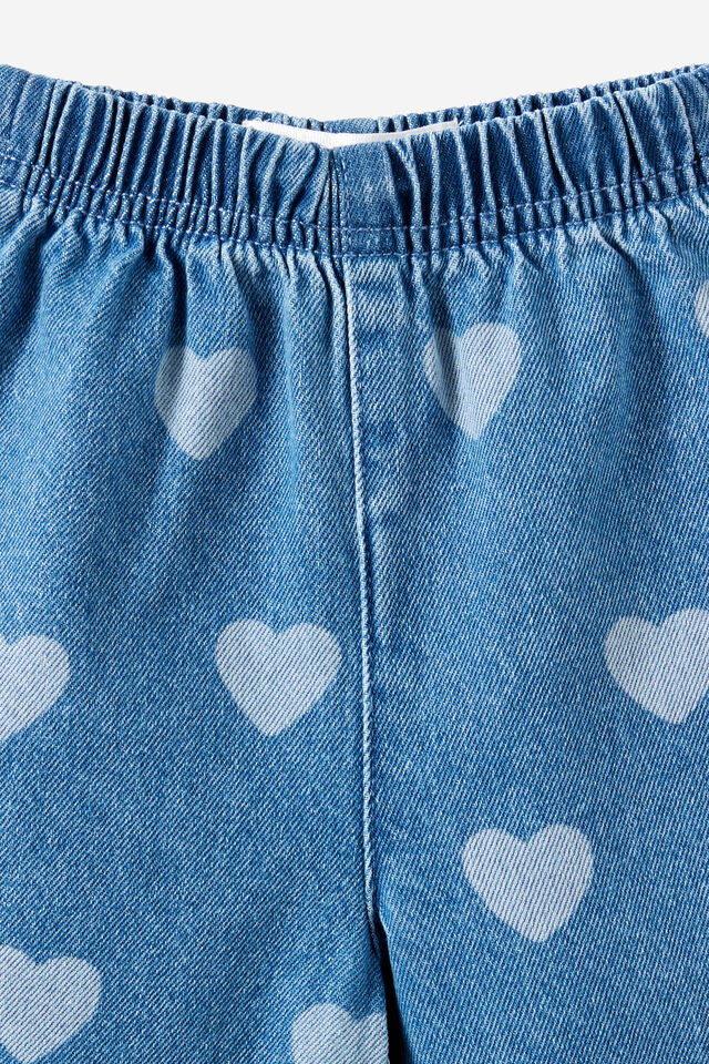 Baby Denim Straight Leg Jean, BURLEIGH BLUE WASH/LASER HEART