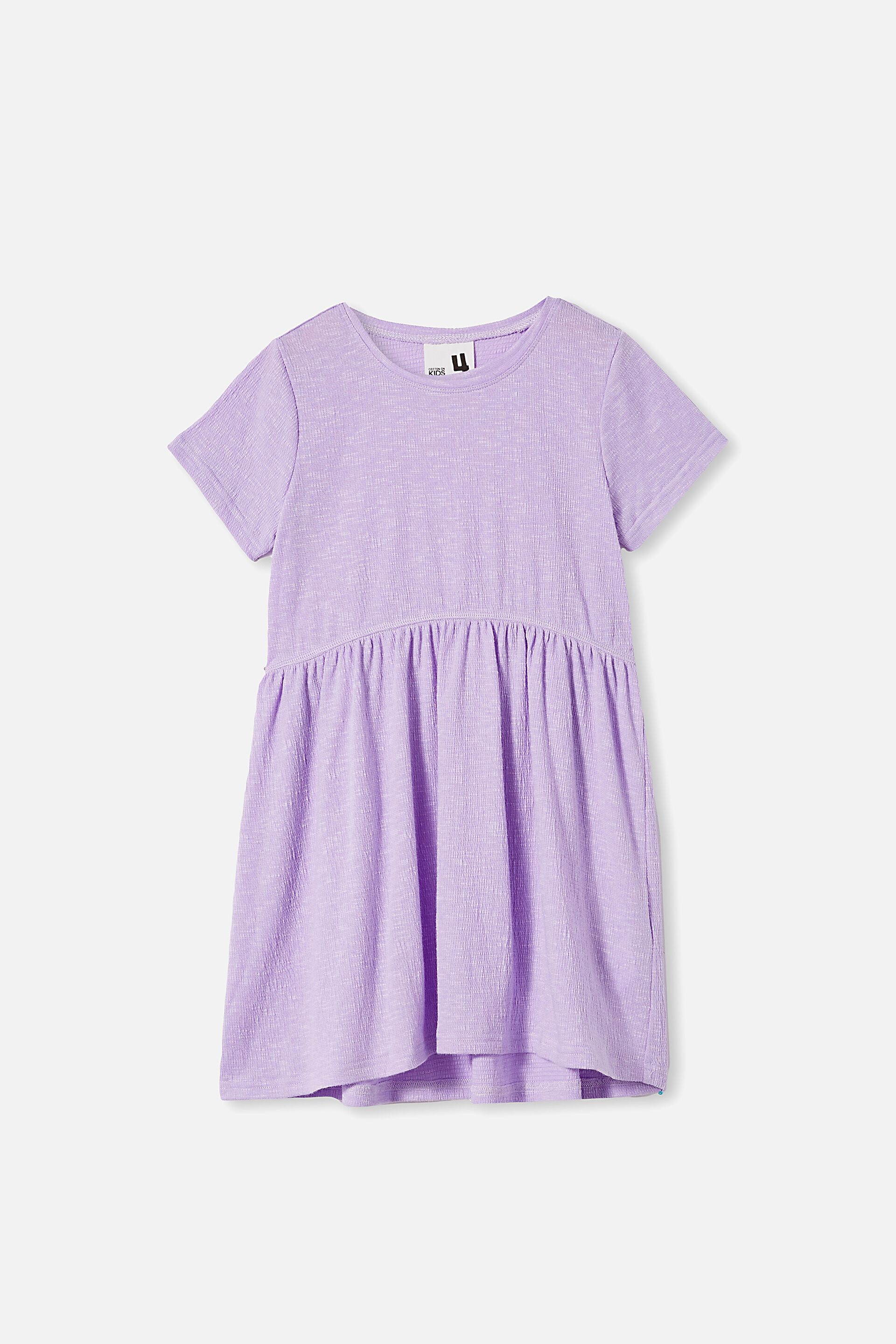 lavender overall dress
