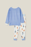 Pijamas - Bluey Chuck Long Sleeve Pyjama Set, LCN BLU DUSK BLUE/BLUEY LET S PLAY - vista alternativa 3