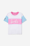 Camiseta - Barbie Drop Shoulder Short Sleeve Tee, LCN MAT BARBIE RACER/WHITE - vista alternativa 1