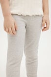 Maya Fleece Legging, LIGHT GREY MARLE RIB - alternate image 4