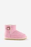 Kids Teddy Lined Buckle Boot, PALE VIOLET/BUCKLE - example image 1